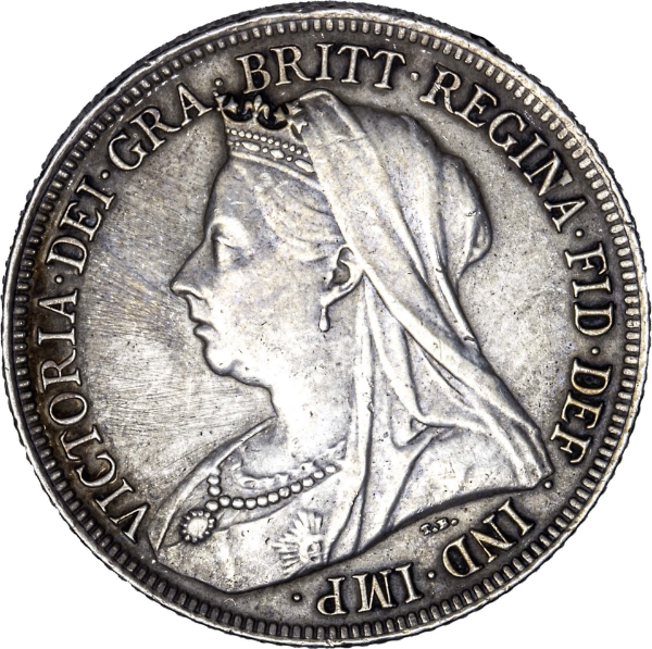 Victoria, Shilling, 1899, Very Fine_obv
