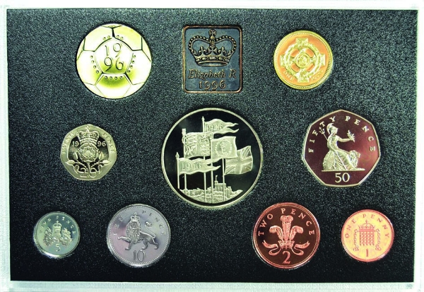 1996 Deluxe Proof Set In Leather Case_main