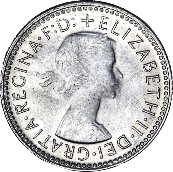 Australia Sixpence 1963 Unc_obv