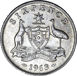 Australia Sixpence 1963 Unc_rev