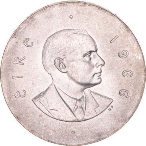 Ireland, 10 Shillings 1966, Easter Rising Anniv. KM.18, Uncirculated_obv