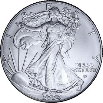 USA 2024 Silver Eagle BU_obv