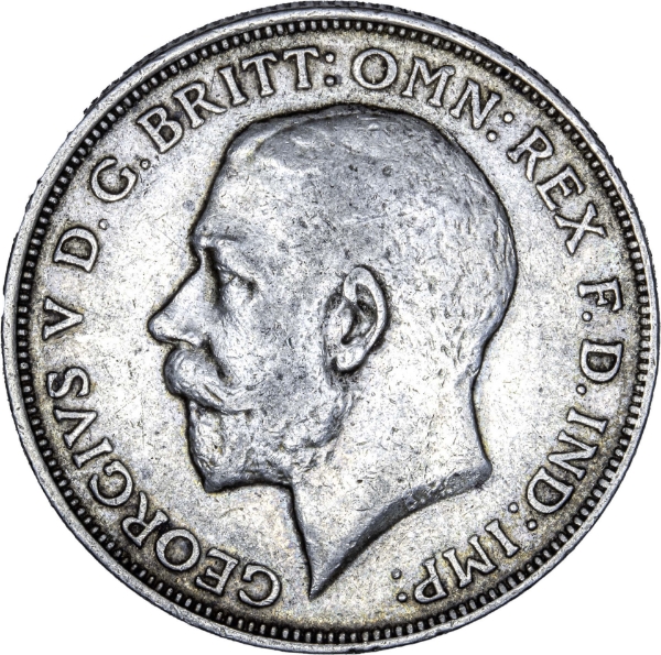 Better Sterling Silver Florins  of George V_obv