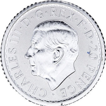 Charles III 2024 Silver 1/10 Britannia_obv