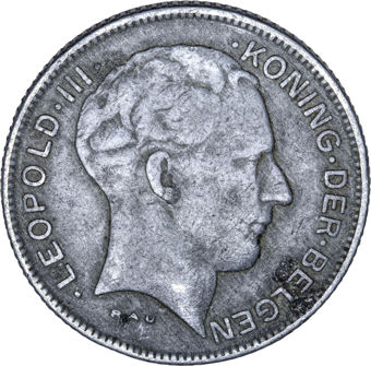 Belgium WWII 3-coin set_obv