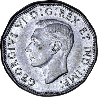 Canada 2 x 'V' Nickels 1943-1945_obv