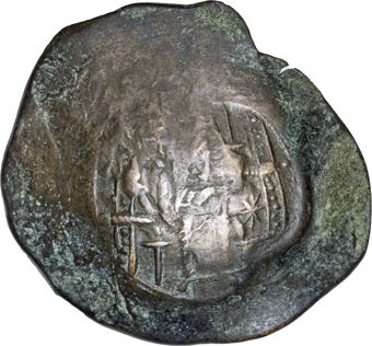 Aspron Trachy of Isaac II Angelos_rev