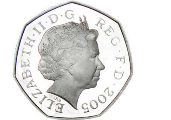 2005 50p Dictionary Silver Piedfort_obv