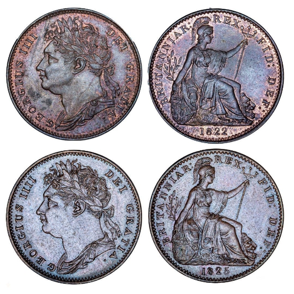 Uncirculated Farthings of George IV