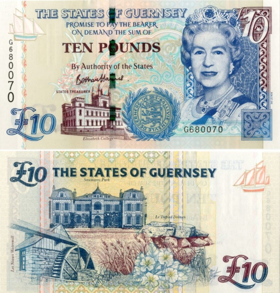 Guernsey £10 P57 Haines Unc_main