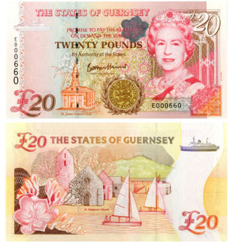 Guernsey £20 P58 Haines Unc_main