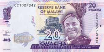 Complete Malawi 20-5000 kwacha(8) Unc_20_obv
