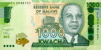 Complete Malawi 20-5000 kwacha(8) Unc_1000_obv