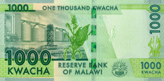 Complete Malawi 20-5000 kwacha(8) Unc_1000_rev