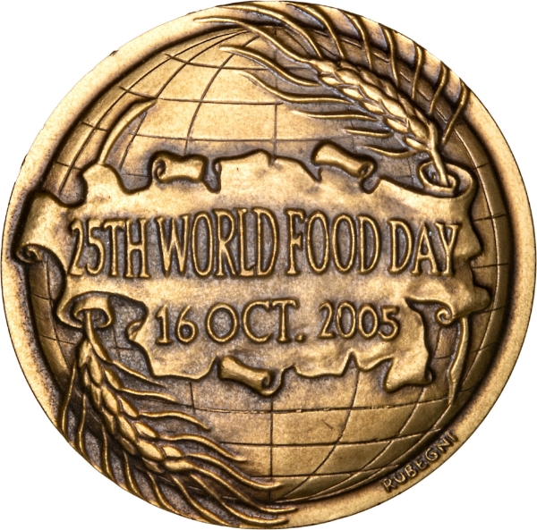 FAO United Nations - 25th World Food Day 2005_obv