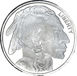 Silvertowne Mint USA Buffalo / Native Indian Silver 1/10 Round_obv