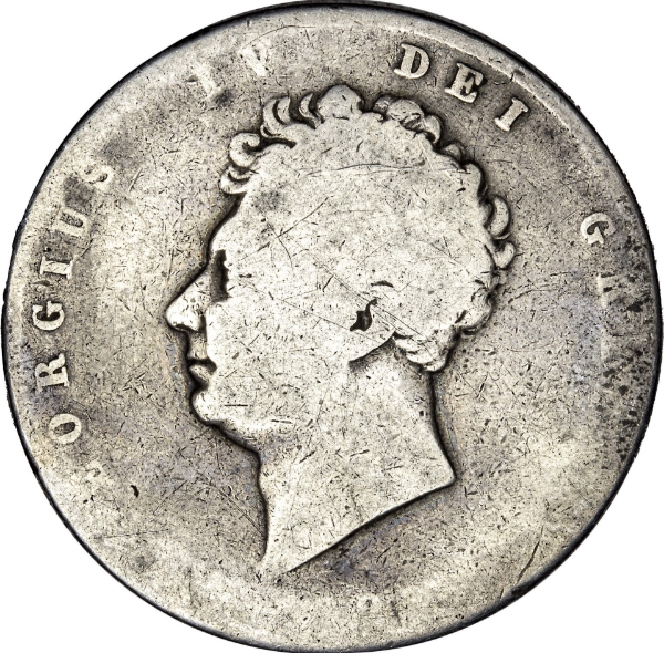George IV Bare Head Halfcrown Fair_obv