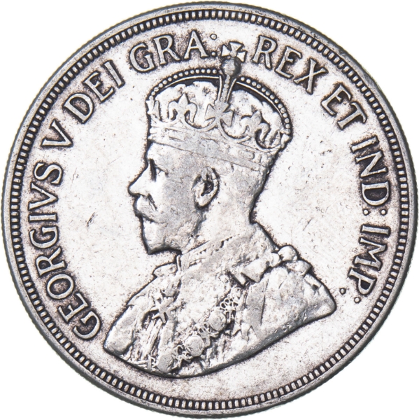 Cyprus, George V, 45 Piastres 1928, Very Fine_Obv