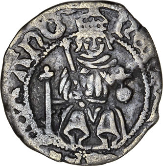 Henry VIII, Sovereign Penny, Fine_obv