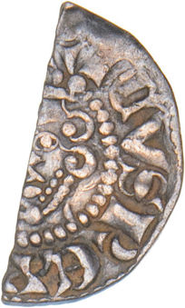 Henry III Long Cross Cut Halfpenny, FINE_obv