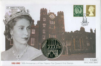 Fiji Queen's First Stamps Crown Cover