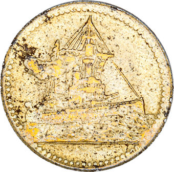 Set of 9 German Spiel Markes with rust_obv