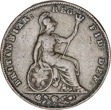 Victoria, Farthing, 1840, Fine