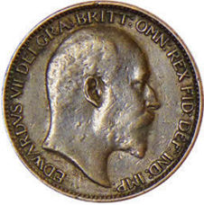 Edward VII, Farthing 1903 Fine