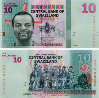 Swaziland 10 & 20 Emalangeni Pair Unc