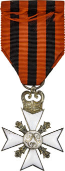 Belgian Civic Decoration 1st Class Silver_rev