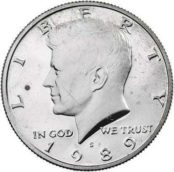 10 Different Kennedy Proof Half Dollars_obv_1989