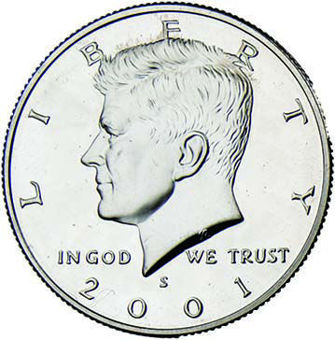 10 Different Kennedy Proof Half Dollars_obv_2001