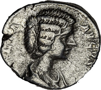 Julia Domna Silver Denarius Good Fine_obv