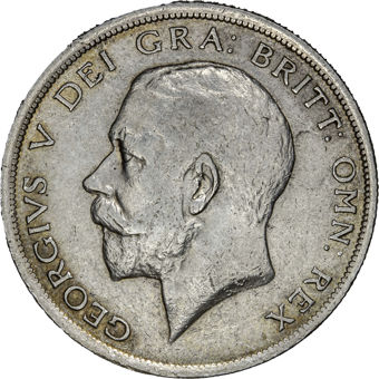 George V Halfcrown 1916 About Extremely Fine_obv