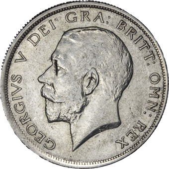 George V Halfcrown 1918 About Extremely Fine_obv