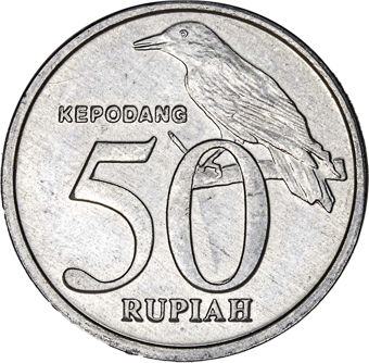 Indonesia 5 Coin Set, BU_rev_50