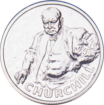 Elizabeth II, £20 Fine Silver, 2015 - Sir Winston Churchill_rev