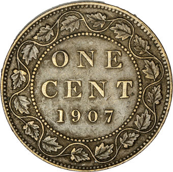 Canada, Edward VII, 1 Cent, Extremely Fine_rev