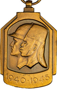 Belgian African War Medal 1940-1945_close