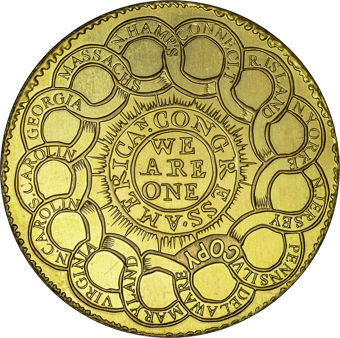 US Continental $ Replica In Brass_rev