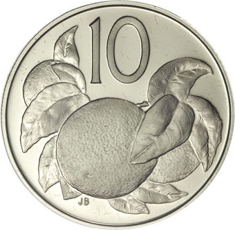 Cook Islands Proof Set 1974_rev_10c
