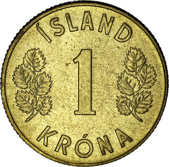 Four Iceland Kroner Coins_rev_1