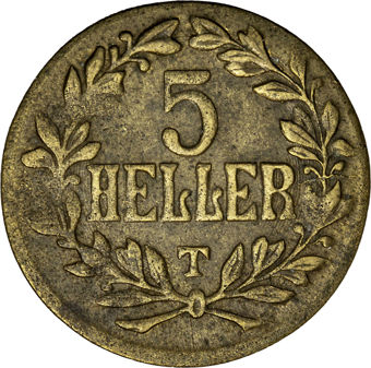 German East Africa 5 Hellers 1904-16_rev