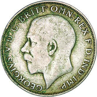 1922 George V Silver Florin_obv