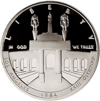 USA 1984 Olympic Dollar Stadium_obv