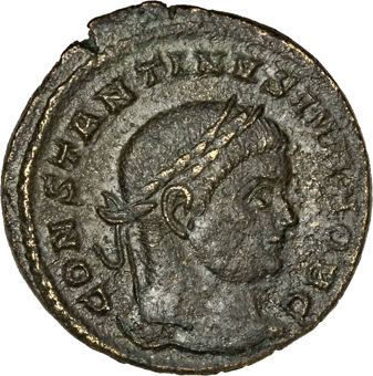 Constantine The Great Trier Mint Nummus_obv