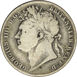 George IV, Halfcrown, Laureate Head and Garnished Shield, VG_obv