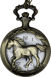 Antique Finish Horse Pocket Watch_obv