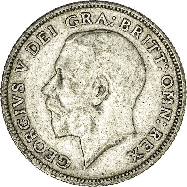 George V Sixpence 1924 Very Fine_obv