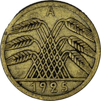 Germany Weimar Republic 4-coin set, circulated_5_rev